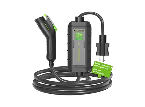 Aweltec CEVMaster Nivel 1+2 Cargador EV 16A 110-240V J1772 Port&aacute;til 16FT